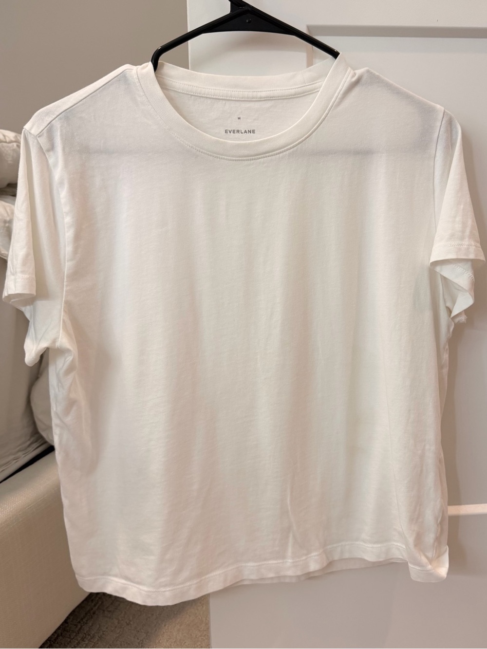 Everlane White Short Sleeve Crew Tee Sz M